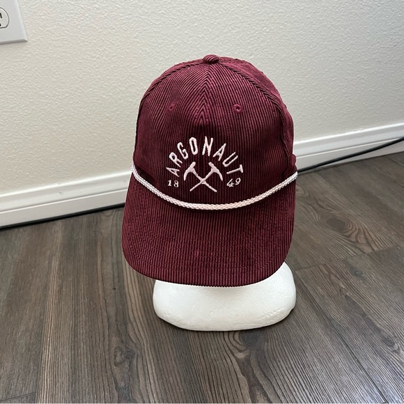 Argonaut Maroon Corduroy Cap - Picture 1 of 9
